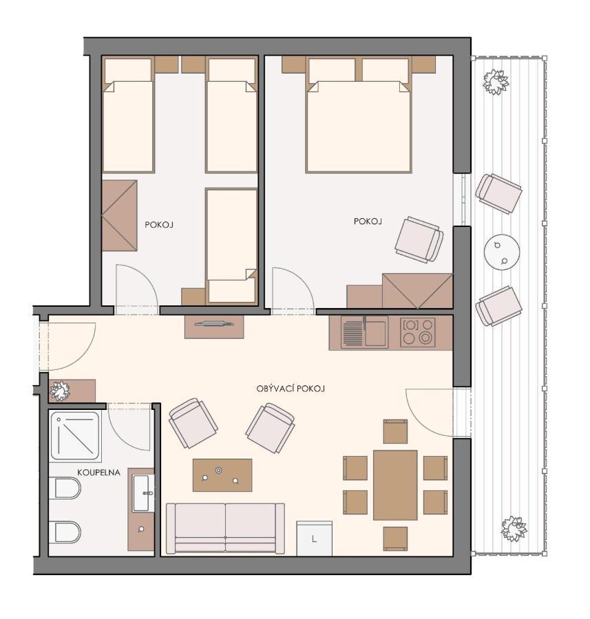 Penzion Stříbrník Krásná Quarto foto